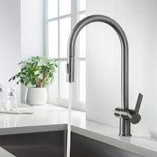 Vos Chrome Single Lever Pull Out Sink Mixer