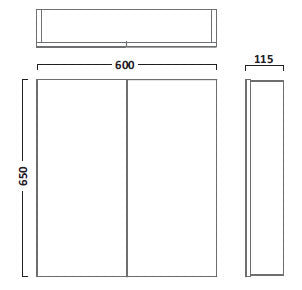 Observe Double Door Cabinet (OB60W)