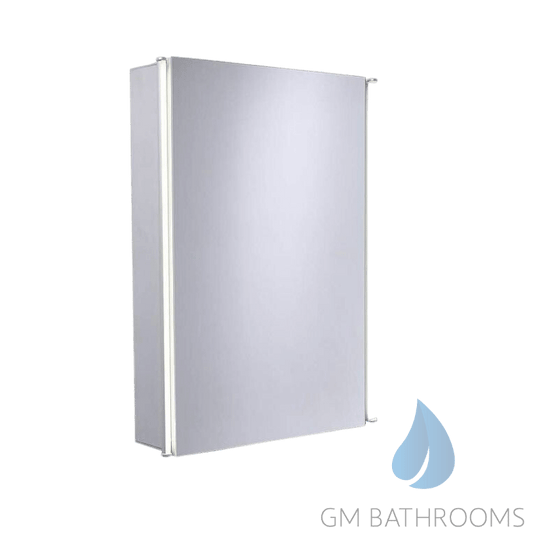 Tavistock Stride Minimalist 1 Door LED Illuminated 490 x 650mm Mirror Cabinet