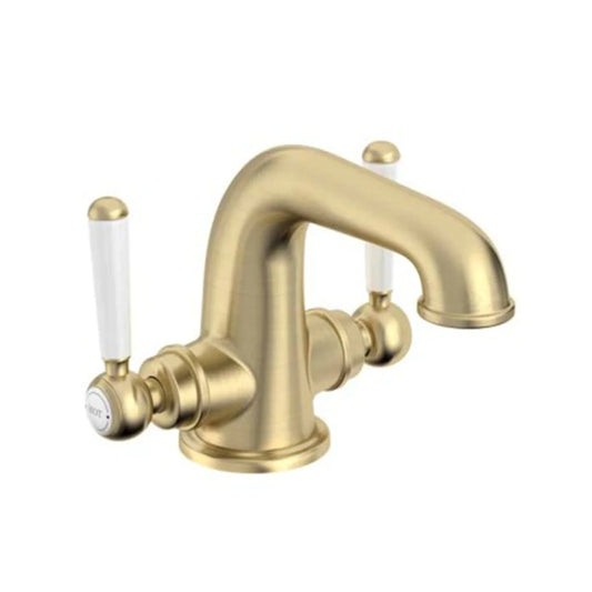 Lansdown Twin Handle Basin Mixer With Click Waste